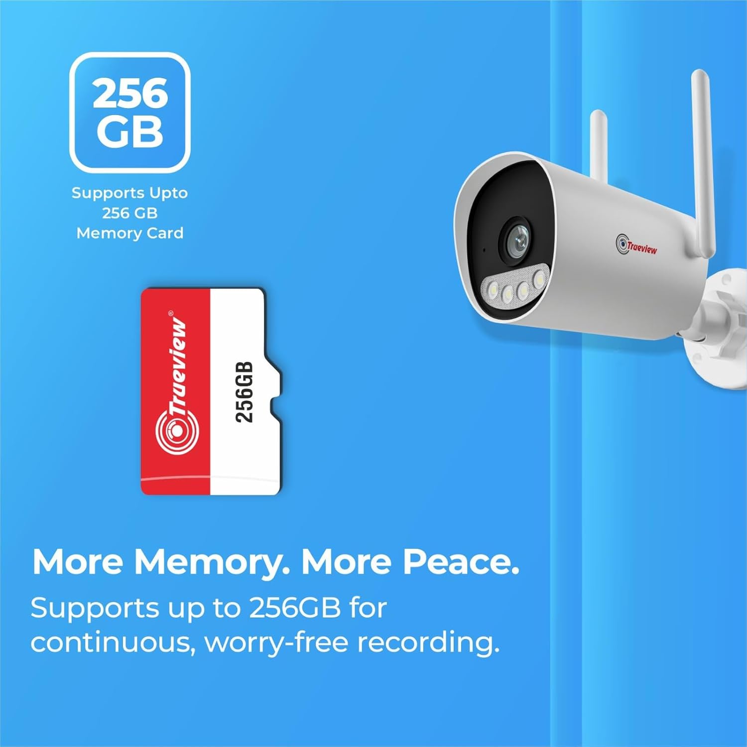 Trueview 3mp 1296p HD All Time Color 4G Sim Based Bullet CCTV Security Camera for Home, Shop, Office, Farm, and Construction Site | IP66 Waterproof Rating | with 9 IR LED - Image 5