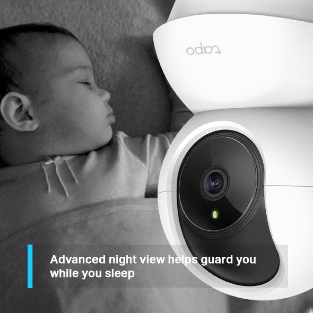 Tapo TP-Link C210 360° 3MP Full HD 2304 X 1296P Video Pan/Tilt Smart Wi-Fi Security Camera | Alexa Enabled | 2-Way Audio| Night Vision| Motion Detection | Indoor CCTV White - Image 3