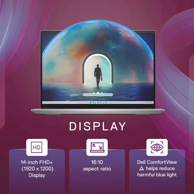 DELL Inspiron 5430 Intel Core i5 13th Gen (14 inch, 8GB, 1TB, Windows 11, MS Office 2021, Intel Iris Xe, FHD Plus Display, Platinum Silver - Image 19