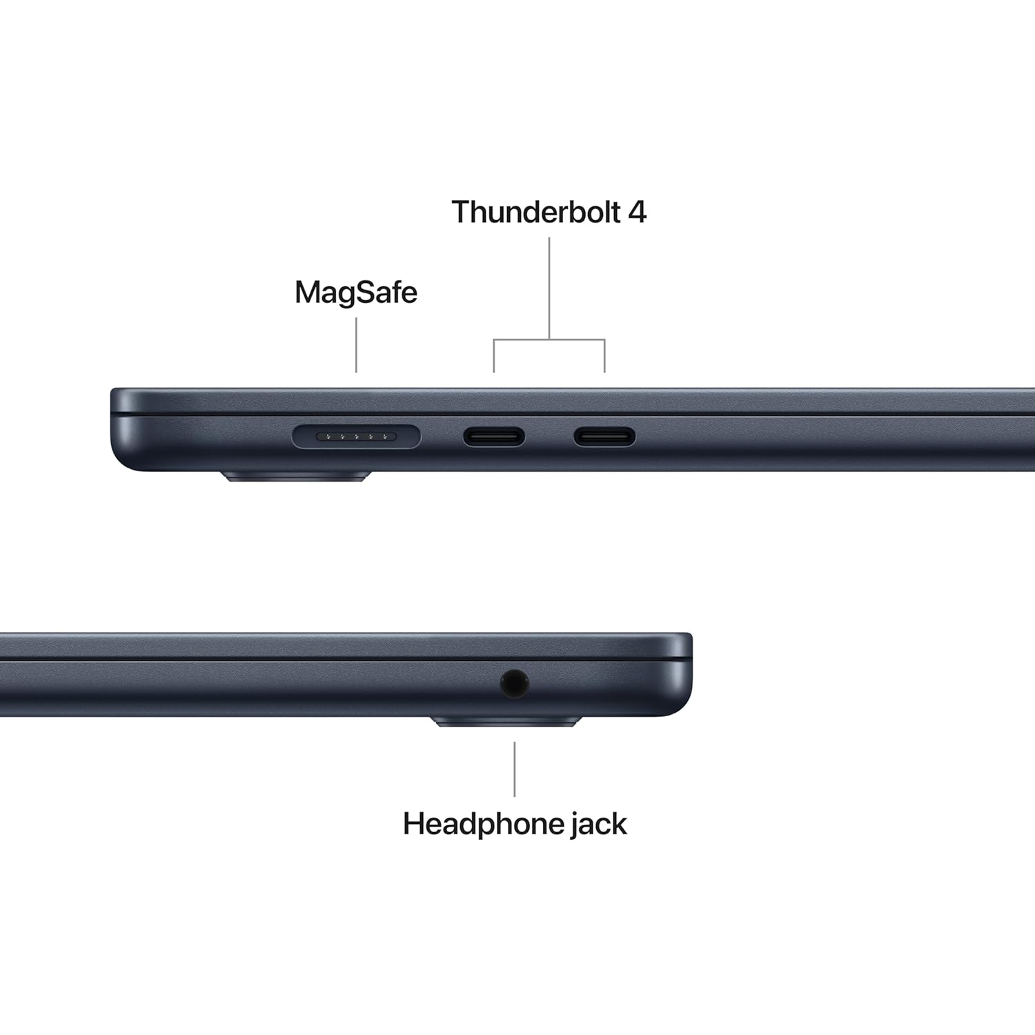 Apple 2026 MacBook Air 15″ Laptop with M5 chip: AI and Apple Intelligence, 38.91 cm (15.3″) Liquid Retina Display, 16GB Unified Memory, 512GB SSD Storage, 12MP Center Stage Camera, Touch ID; Midnight - Image 3