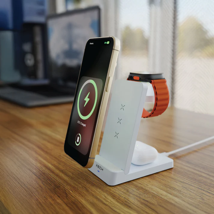 XECH PowerBase Max All-in-One Multi-Charger (White) – Fast Charging Station XECH PowerBase Max All-in-One Multi-Charger (White) – Fast Charging Station - Image 3