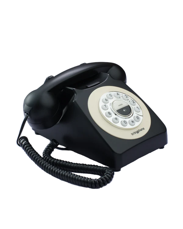 trringphone Retro Matte Graphite Retro Modern Bluetooth Call Mirroring Telephone for Digital Wellbeing, No-Smartphone Zone & Daily Digital Detox Break trringphone Retro Matte Graphite Retro Modern Bluetooth Call Mirroring Telephone for Digital Wellbeing, No-Smartphone Zone & Daily Digital Detox Break - Image 4