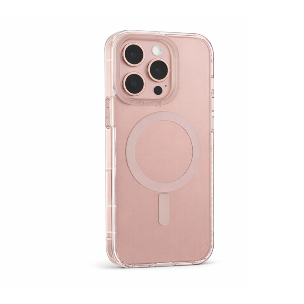 AmazingThing Titan Pro Clear Case for iPhone 16 Pro (MagSafe Compatible, 10ft Drop Protection, Transparent Gold Tint) - Image 1