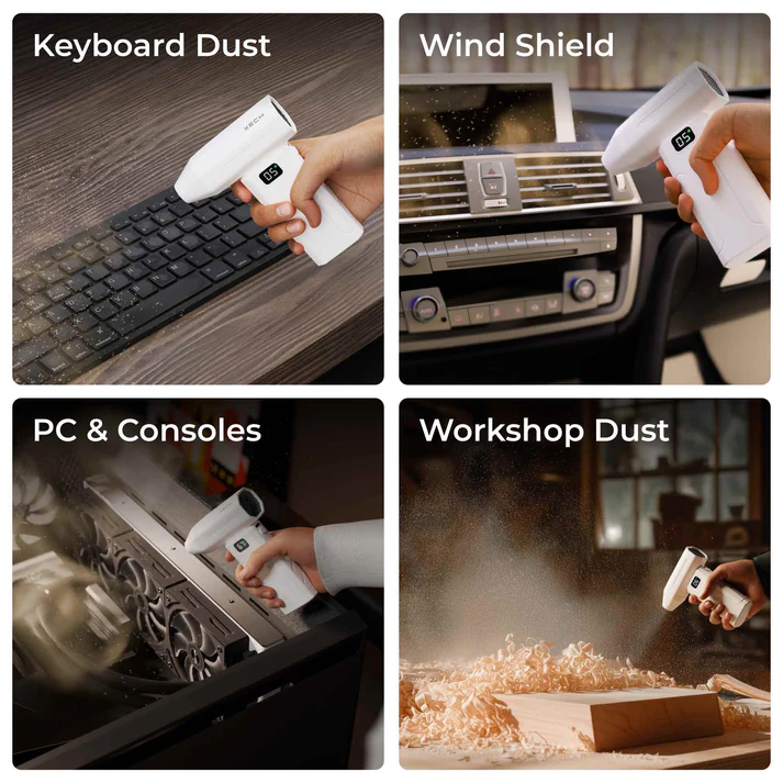 XECH X-Jet Neo 110000 RPM Cordless Air Duster - Image 8