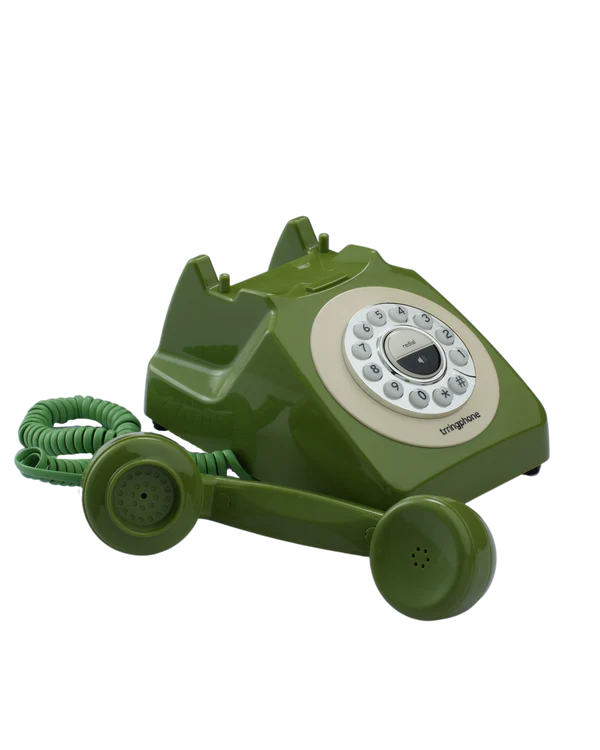 Trringphone Retro Olive Green – Retro Modern Bluetooth Call Mirroring Telephone for Digital Wellbeing, No-Smartphone Zone & Daily Digital Detox Break Trringphone Retro Olive Green – Retro Modern Bluetooth Call Mirroring Telephone for Digital Wellbeing, No-Smartphone Zone & Daily Digital Detox Break - Image 7