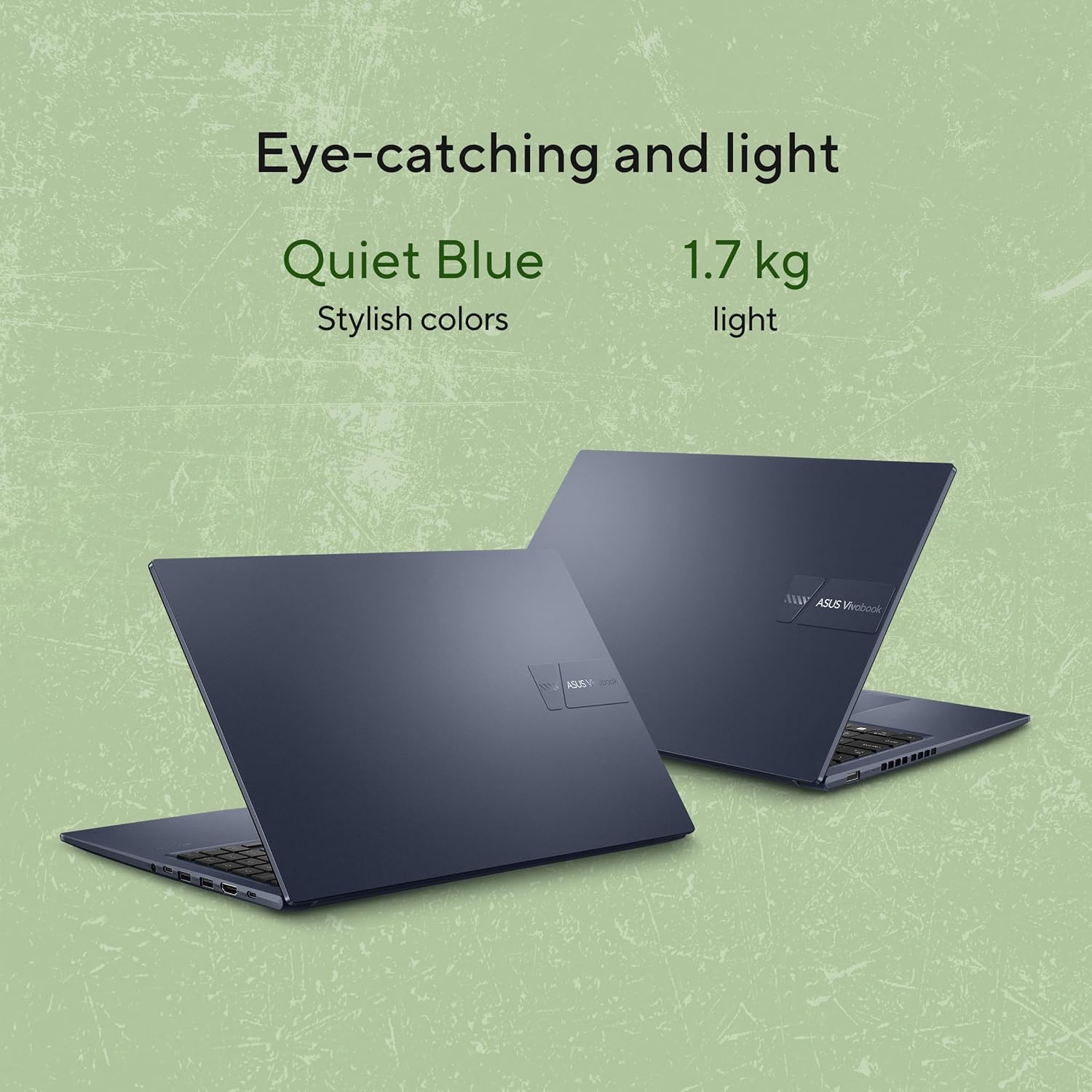 ASUS Vivobook 15 (2026),AMD Ryzen 7 170,Fingerprint Sensor,16GB RAM,512GB SSD,FHD, 15.6",(39.6 cm), Windows 11, M365 Basic(1 Year)* Office 2024,Quiet Blue,1.70 kg, M1502NAQ-BQ120WS,Thin & Light Laptop - Image 5