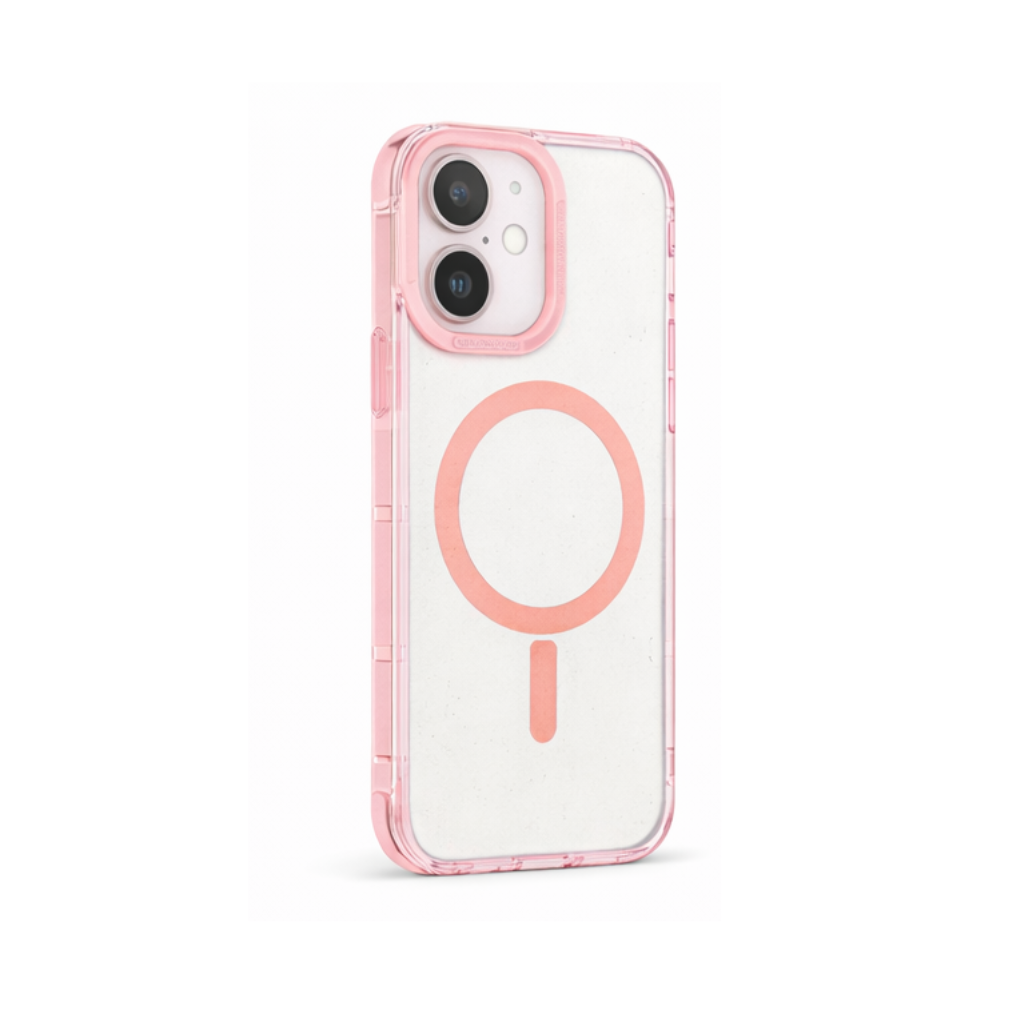 AmazingThing Omni Clear Case for iPhone 16 Plus (MagSafe Compatible, 8.5ft Drop Protection, Pink Transparent) - Image 2