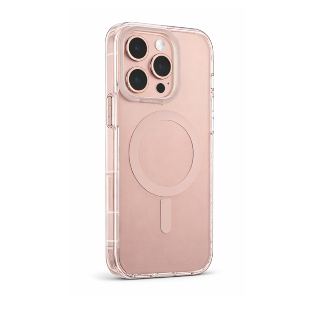 AmazingThing Titan Pro Clear Case for iPhone 16 Pro (MagSafe Compatible, 10ft Drop Protection, Transparent Gold Tint) - Image 2