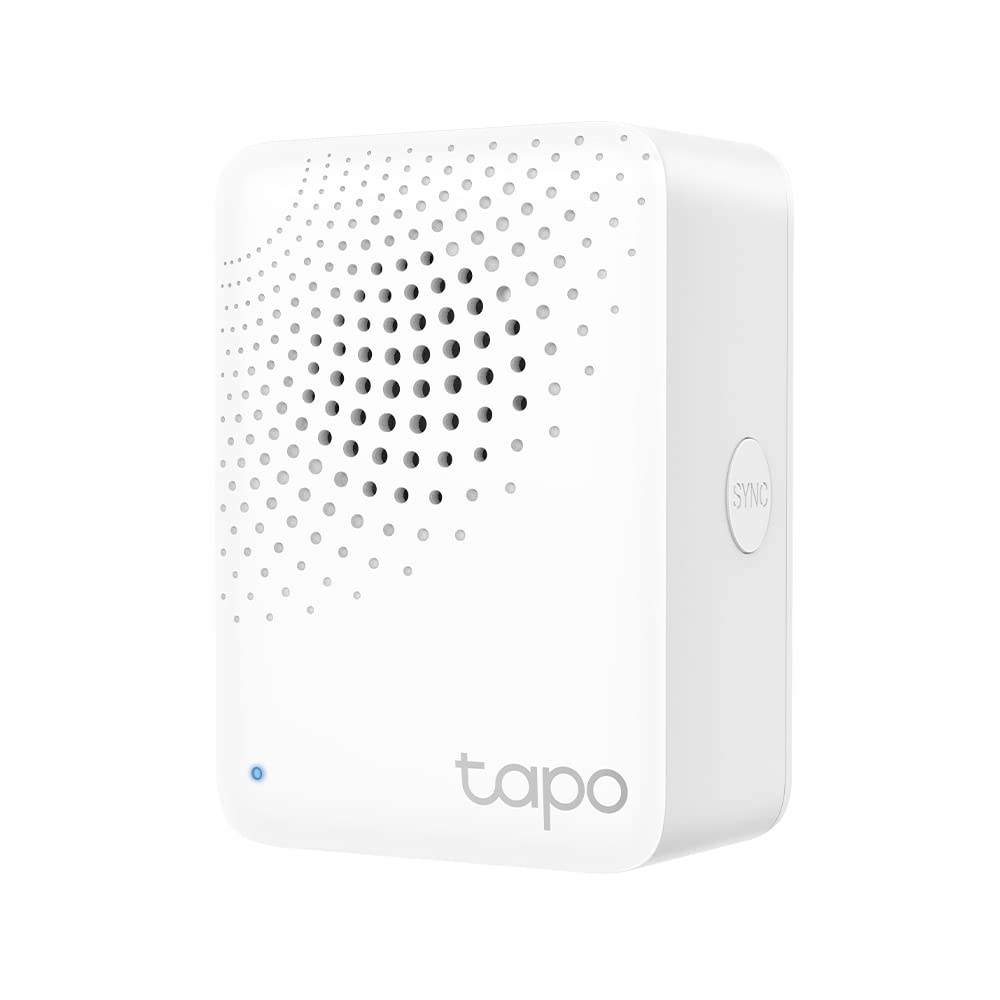 Tapo Tp-Link H100 Iot Smart Hub with Chime, Smart Alarm and Doorbell, Smart Actions with Sensors, Switches & Buttons, Connect with Up to 64 Smart Devices, Alexa, Google Assistant Compatible Tapo Tp-Link H100 Iot Smart Hub with Chime, Smart Alarm and Doorbell, Smart Actions with Sensors, Switches & Buttons, Connect with Up to 64 Smart Devices, Alexa, Google Assistant Compatible - Image 1