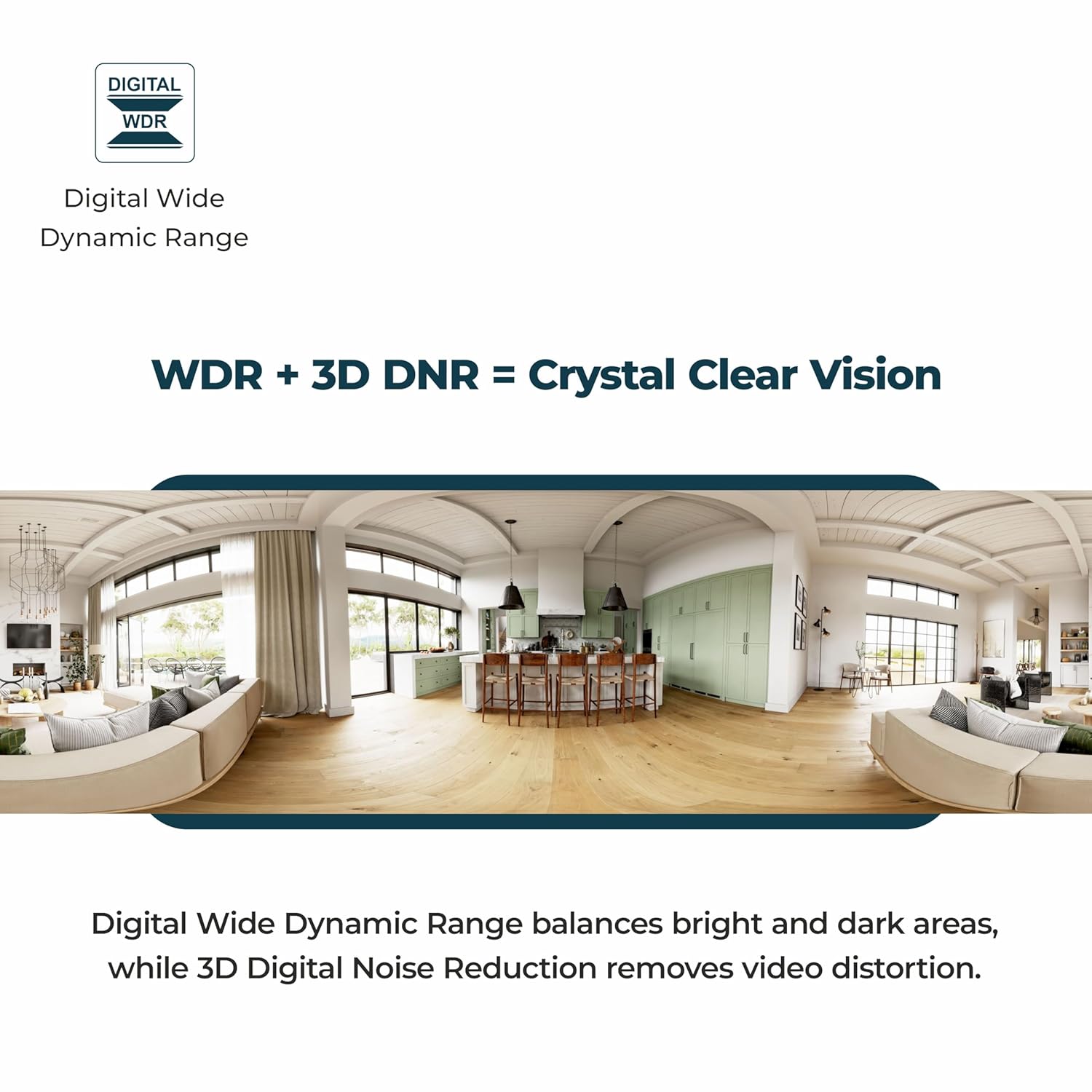 Trueview 2MP Dual Light HD Dome Wired CCTV Camera with Built-in Mic | Works with DVR (TVI/AHD/CVI/CVBS) | All Time Color Vision, 3.6mm Lens, 20M IR, 15M White LED | H.265 Compression (Pack of 2) - Image 6