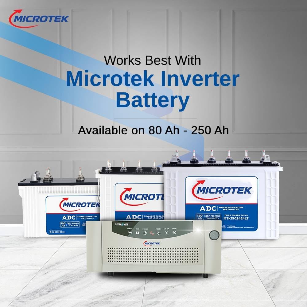 Microtek Super Power 900 Advanced Digital 800VA/12V Inverter, Support 1 Battery with 2 Year Warranty for Home, Office & Shops - Image 4