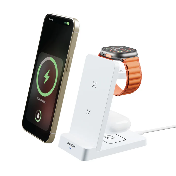 XECH PowerBase Max All-in-One Multi-Charger (White) – Fast Charging Station XECH PowerBase Max All-in-One Multi-Charger (White) – Fast Charging Station - Image 1
