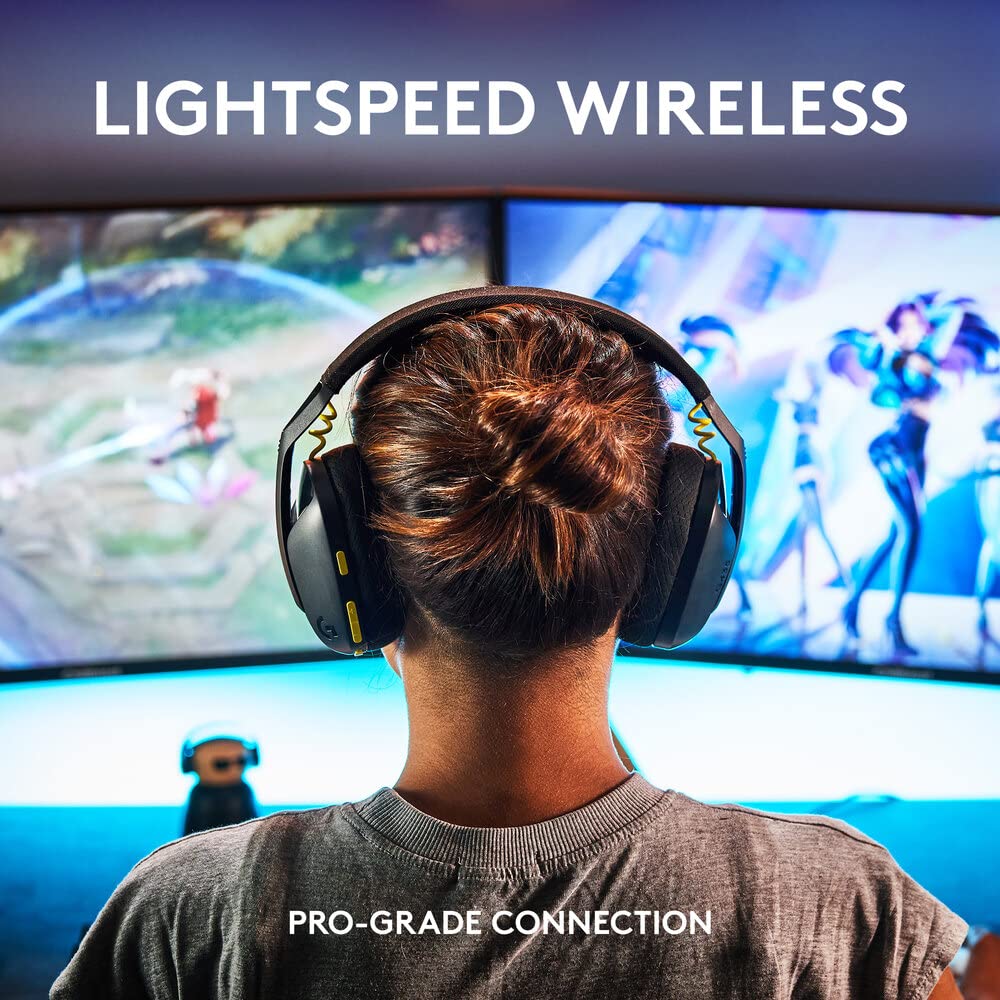 Logitech G435 LIGHTSPEED Wireless Gaming Headset with Bluetooth & Dolby Atmos Support (Black) - Image 2