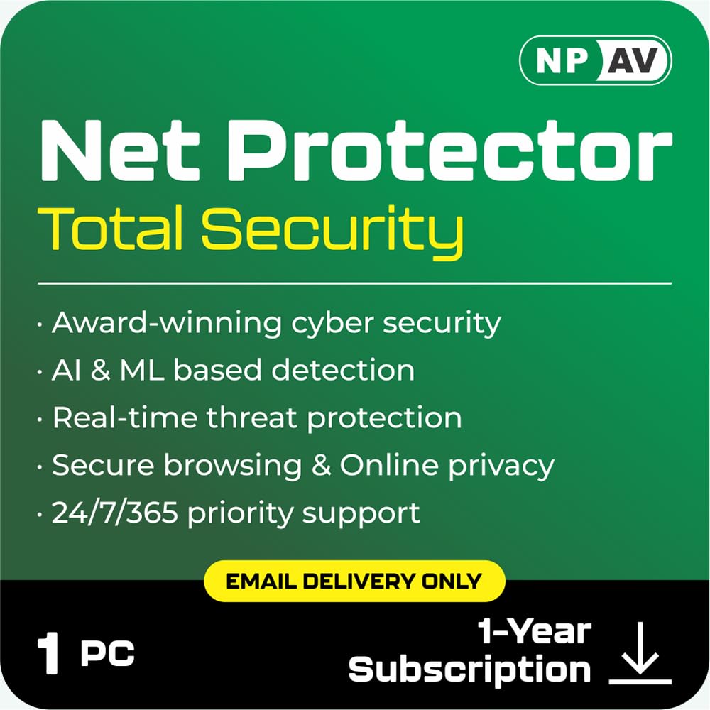 Net Protector Antivirus - Total Security 2026 | Windows PC/Laptop | 1 Year - 1 PC with ZeroVDeepLearn Ai (Email Delivery in 1 Hour - No CD) Net Protector Antivirus - Total Security 2026 | Windows PC/Laptop | 1 Year - 1 PC with ZeroVDeepLearn Ai (Email Delivery in 1 Hour - No CD) - Image 2