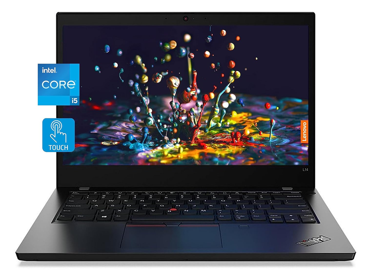 Lenovo ThinkPad L14 Gen 2 14" FHD Touchscreen (Intel i5-1135G7, 16GB RAM, 512GB PCIe SSD (> i7-1065G7)) Business Laptop, IPS Anti-Glare, Thunderbolt 4, Webcam, Wi-Fi 6E, IST HDMI, Win 10 / Win 11 Pro - Image 1