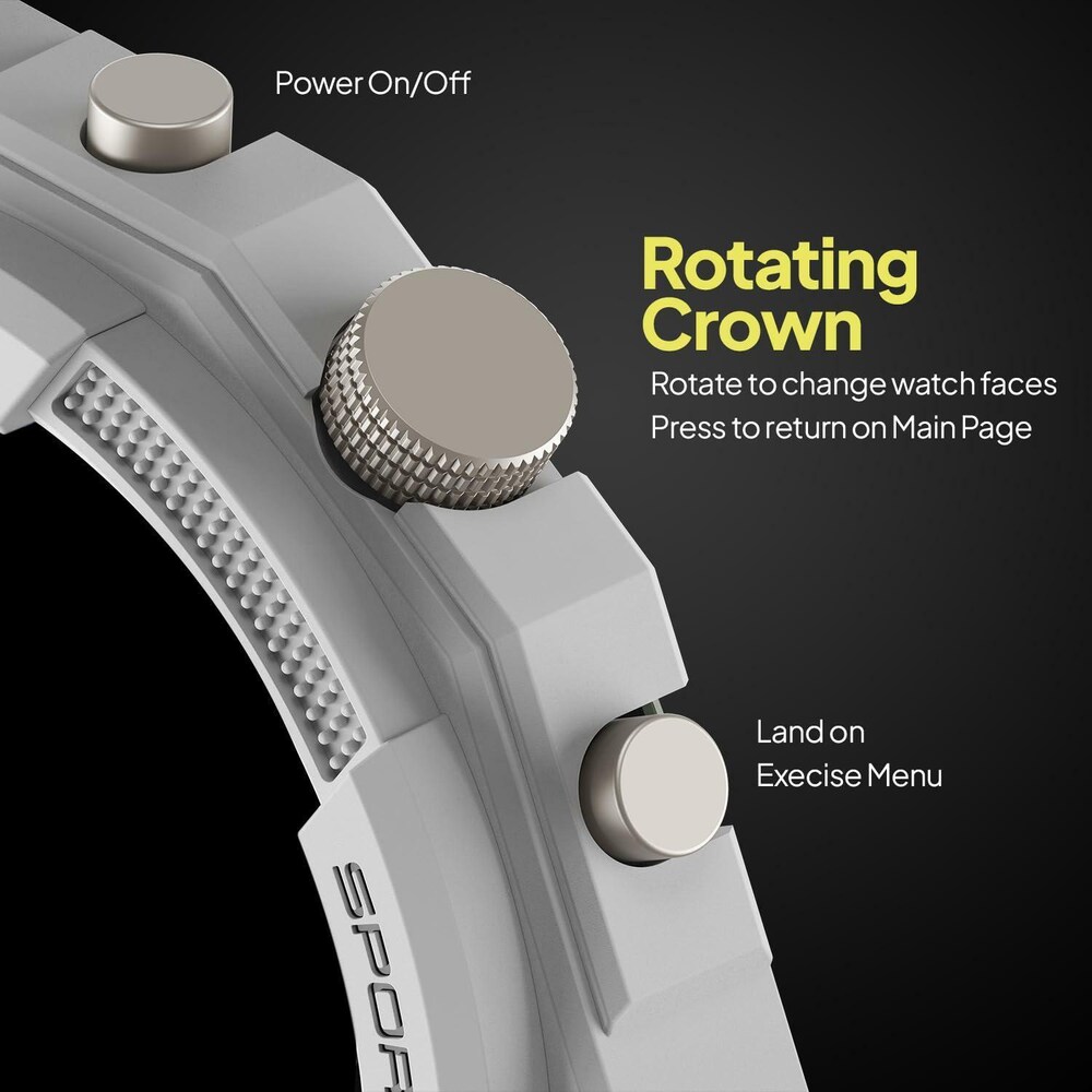 Fire-Boltt Quest Smartwatch 1.39" Full Touch Gps Tracking Smart Watch Bluetooth Calling, 100+ Sports Modes, 360 * 360 Pixel High Resolution, Health Suite & Rugged Outdoor Built - White Fire-Boltt Quest Smartwatch 1.39" Full Touch Gps Tracking Smart Watch Bluetooth Calling, 100+ Sports Modes, 360 * 360 Pixel High Resolution, Health Suite & Rugged Outdoor Built - White - Image 5