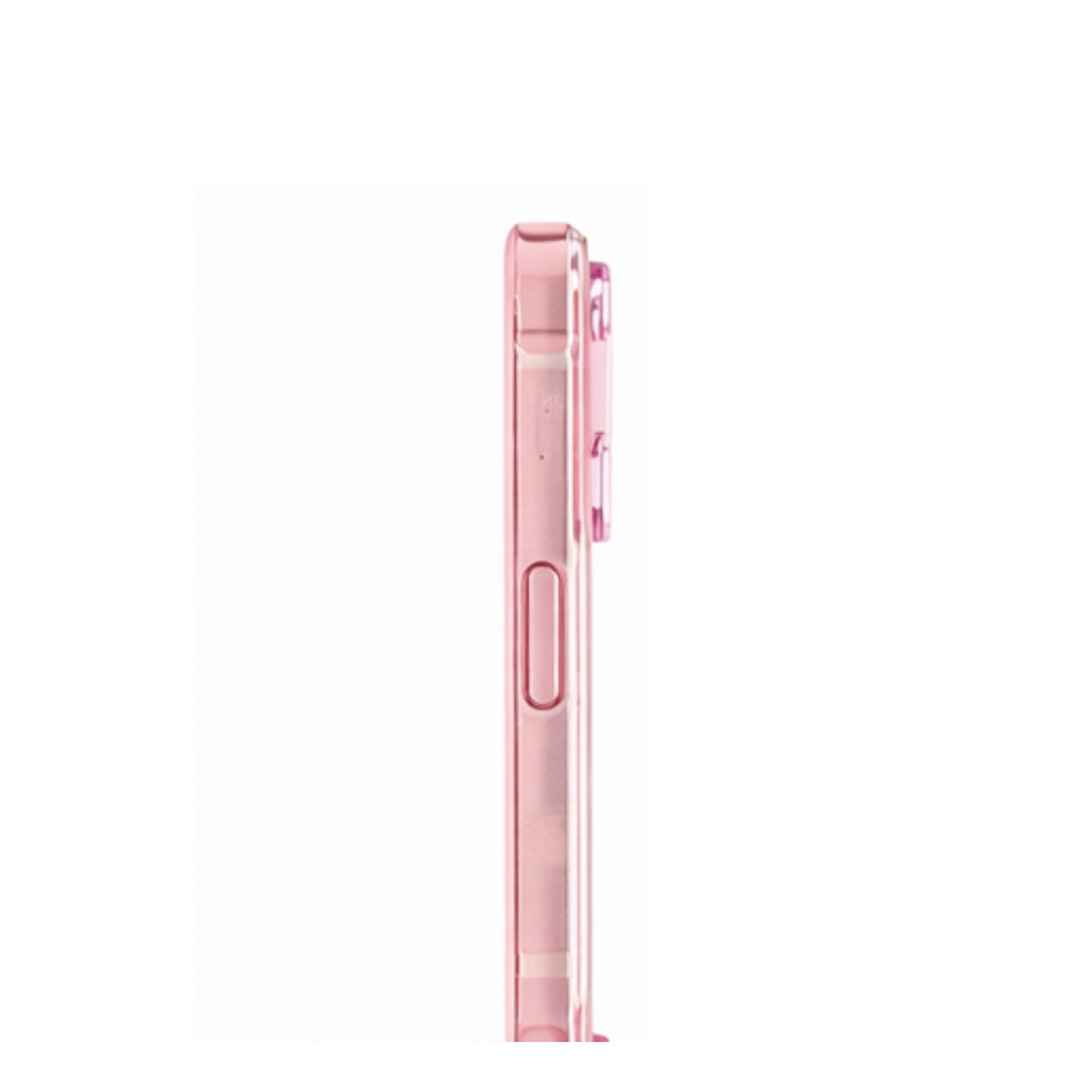 AmazingThing Omni Clear Case for iPhone 16 Plus (MagSafe Compatible, 8.5ft Drop Protection, Pink Transparent) - Image 5