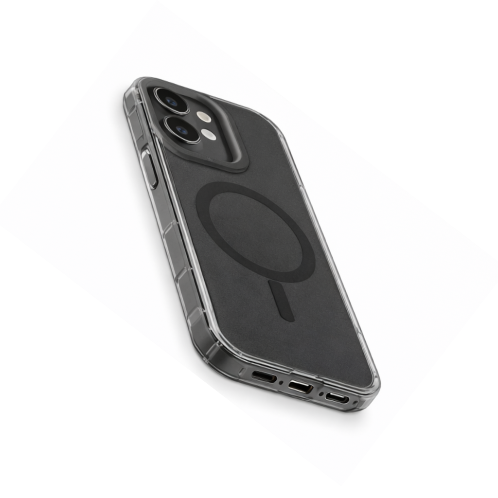 AmazingThing Omni Clear Case for iPhone 16 Plus (MagSafe Compatible, 8.5ft Drop Protection, Smoke Transparent) - Image 4