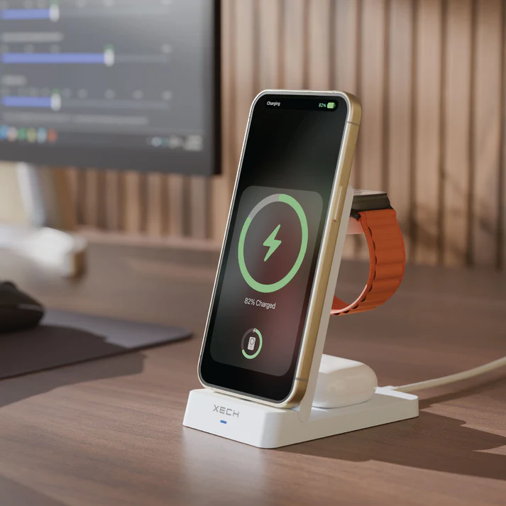 XECH PowerBase Max All-in-One Multi-Charger (White) – Fast Charging Station XECH PowerBase Max All-in-One Multi-Charger (White) – Fast Charging Station - Image 2