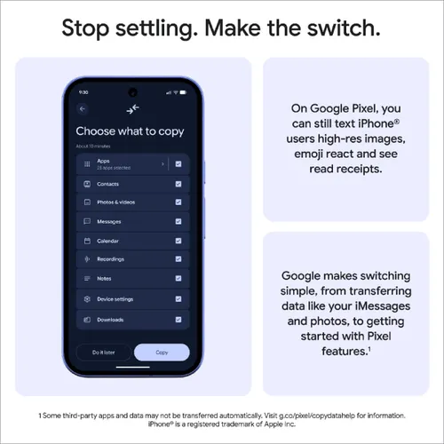 Google Pixel 10a 5G (8GB RAM, 256GB Storage) | Google Tensor G4 | 5100mAh Battery | 7 Years Security and OS Updates | Fog - Image 7