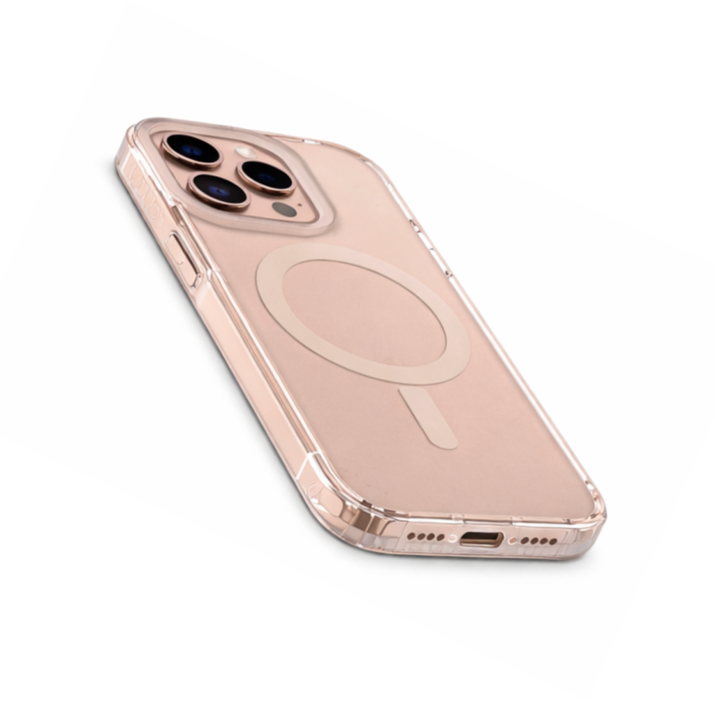 AmazingThing Titan Pro Clear Case for iPhone 16 Pro Max (MagSafe Ready, 10ft Drop Protection, Transparent Gold Tint) - Image 3