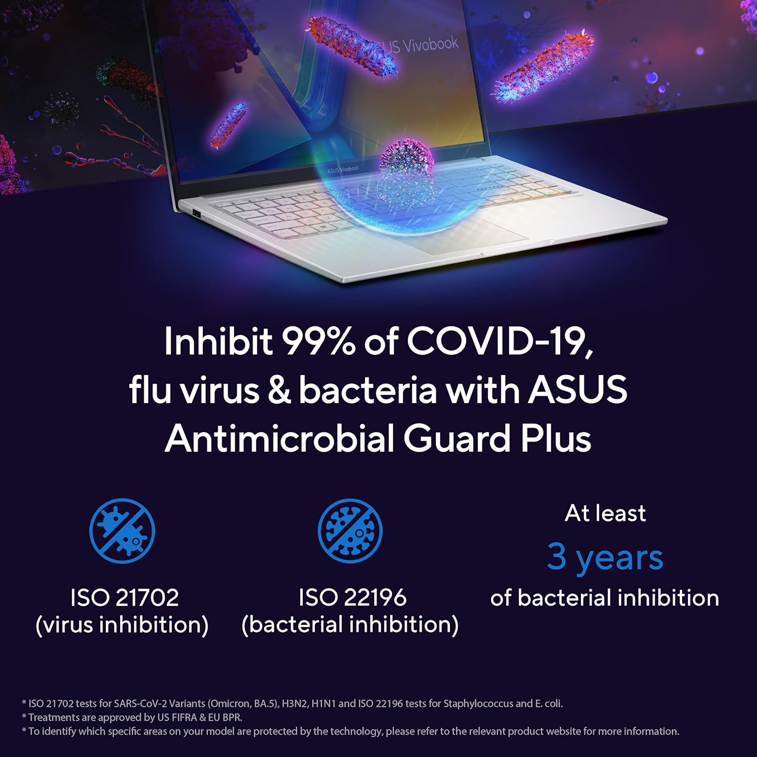 ASUS Vivobook 15 (2026),Intel Core 3 100U, Intel iGPU, 8GB RAM, 512GB SSD, FHD, 15.6"(39.6 cm),Windows 11 Home,M365 Basic(1 Year)* Office 2024,Cool Silver,1.7 Kg, X1504VAP-BQ1321WS,Thin & Light Laptop - Image 13