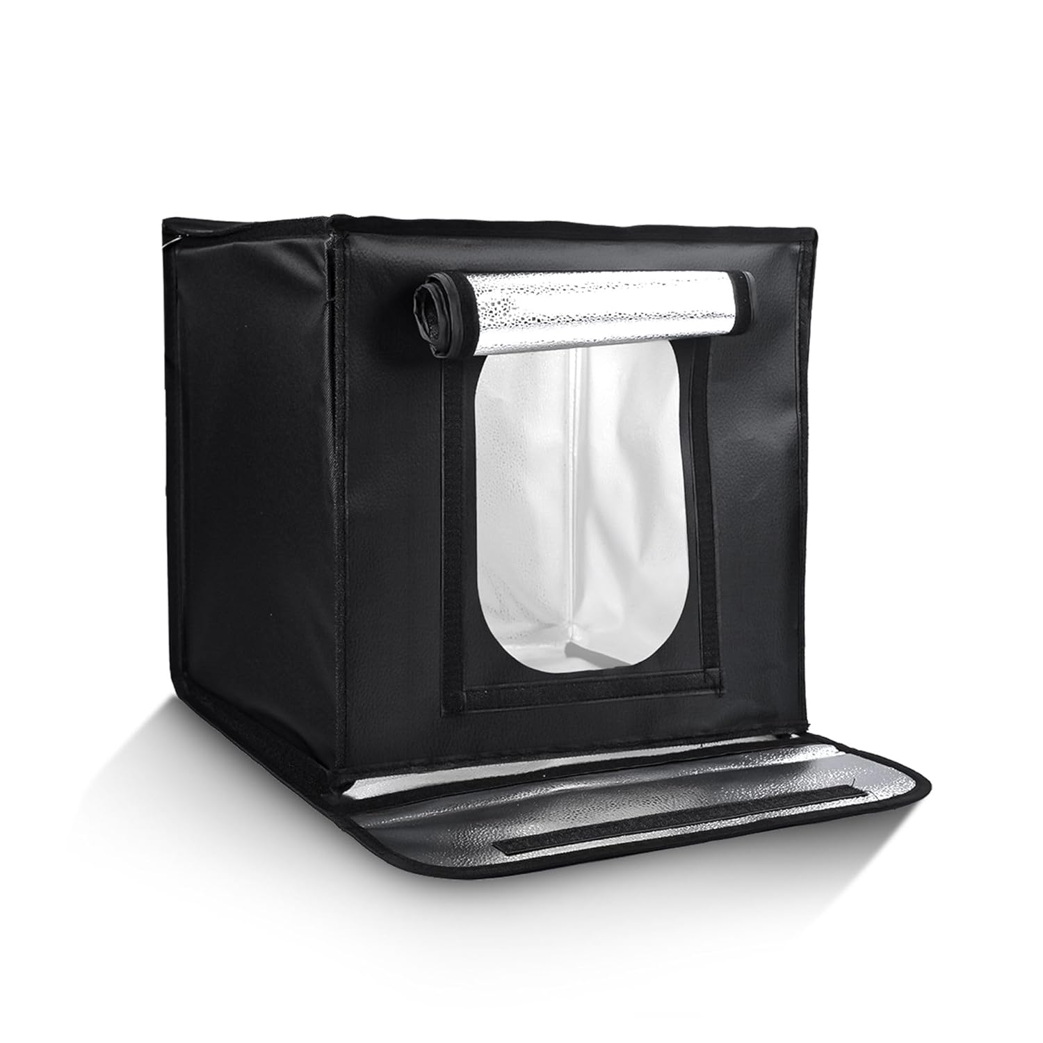 Digitek (DPLB 4040) Professional 40cm Photography LED Light Box, 30W Dual Bi-Color LED Panels, 2800K–6800K, 90 CRI, 0-100% Dimming, 6 Color PVC Backgrounds, Shadow-Free Shooting for Camera & Phone - Image 1