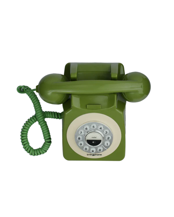 Trringphone Retro Olive Green – Retro Modern Bluetooth Call Mirroring Telephone for Digital Wellbeing, No-Smartphone Zone & Daily Digital Detox Break Trringphone Retro Olive Green – Retro Modern Bluetooth Call Mirroring Telephone for Digital Wellbeing, No-Smartphone Zone & Daily Digital Detox Break - Image 8