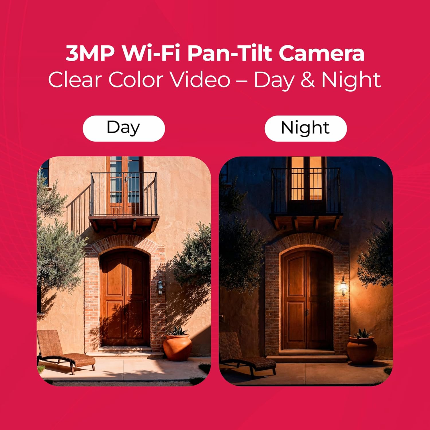 Trueview WiFi 3MP Mini Pan-Tilt-Zoom CCTV Camera | STQC Certified | Indoor & Outdoor Security Camera | Color Night Vision | Cloud & SD Card Storage up to 256GB | Two-Way Talk - Image 8
