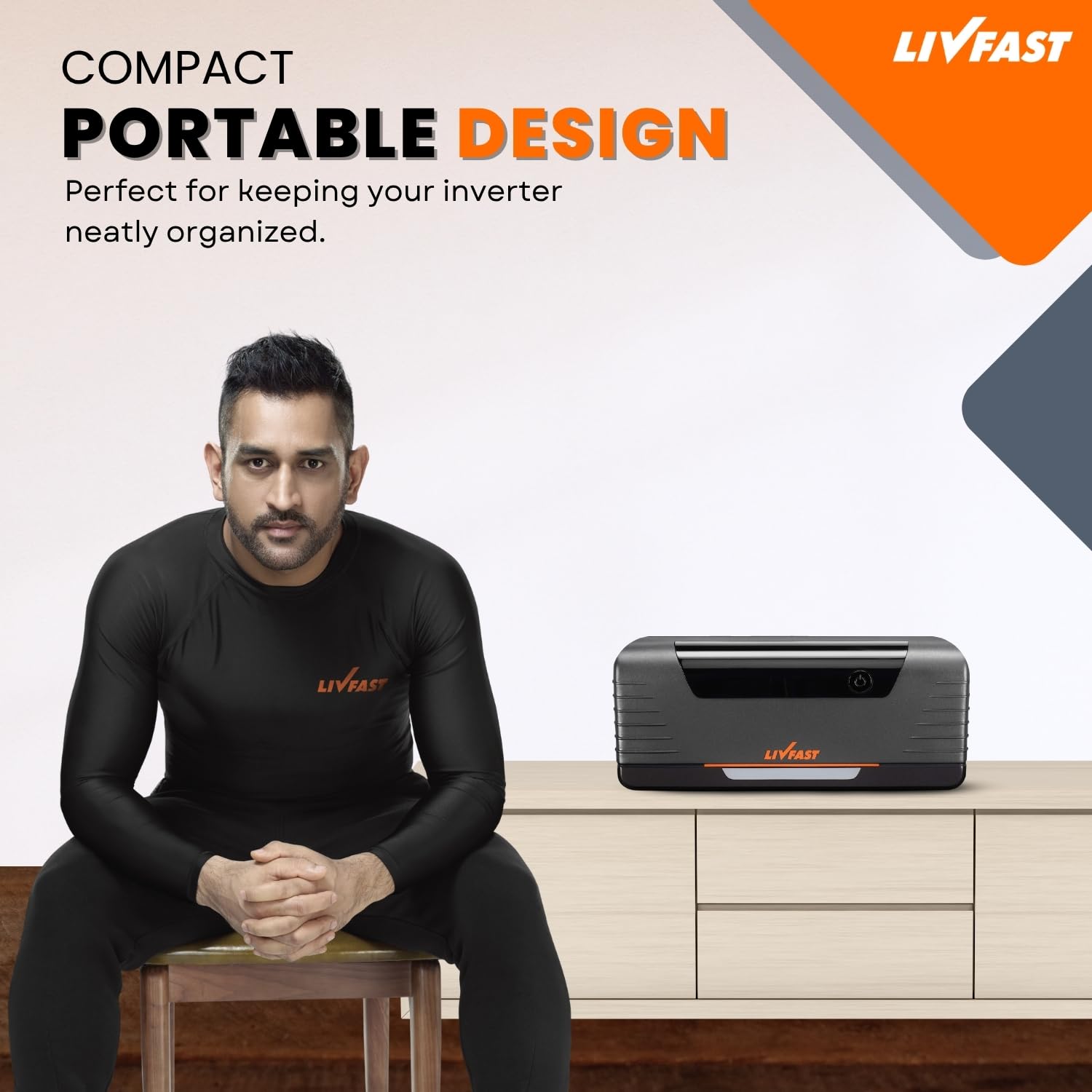 Livfast Bolt+ 900VA 12V Square Wave Inverter with 25% Faster Charging Ideal for Home, Office and Shop with 3 Years Warranty | Supports 1 Inverter Battery of 12V - Image 6