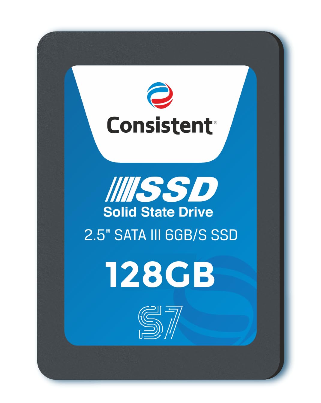Consistent SSD 128GB 2.5 Inch SATA Internal SSD - Read: 550MB/s & Write: 500MB/s - Solid-State Drive 5 Year Warranty - Image 1