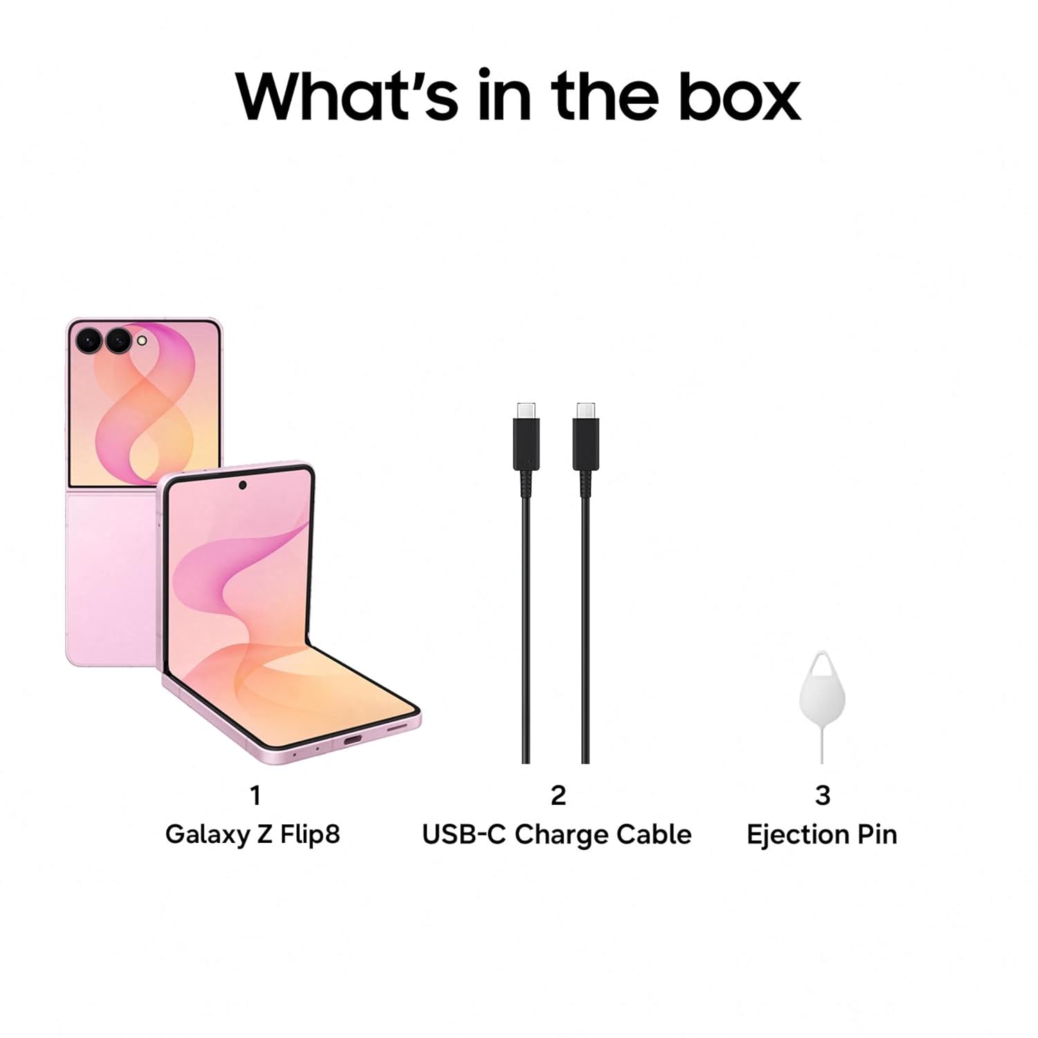 Samsung Galaxy Z Flip8 5G Smartphone (Pink, 12GB RAM, 256GB Storage), Hands-Free Selfie Camera, FlexWindow, 4300mAh Battery - Image 7