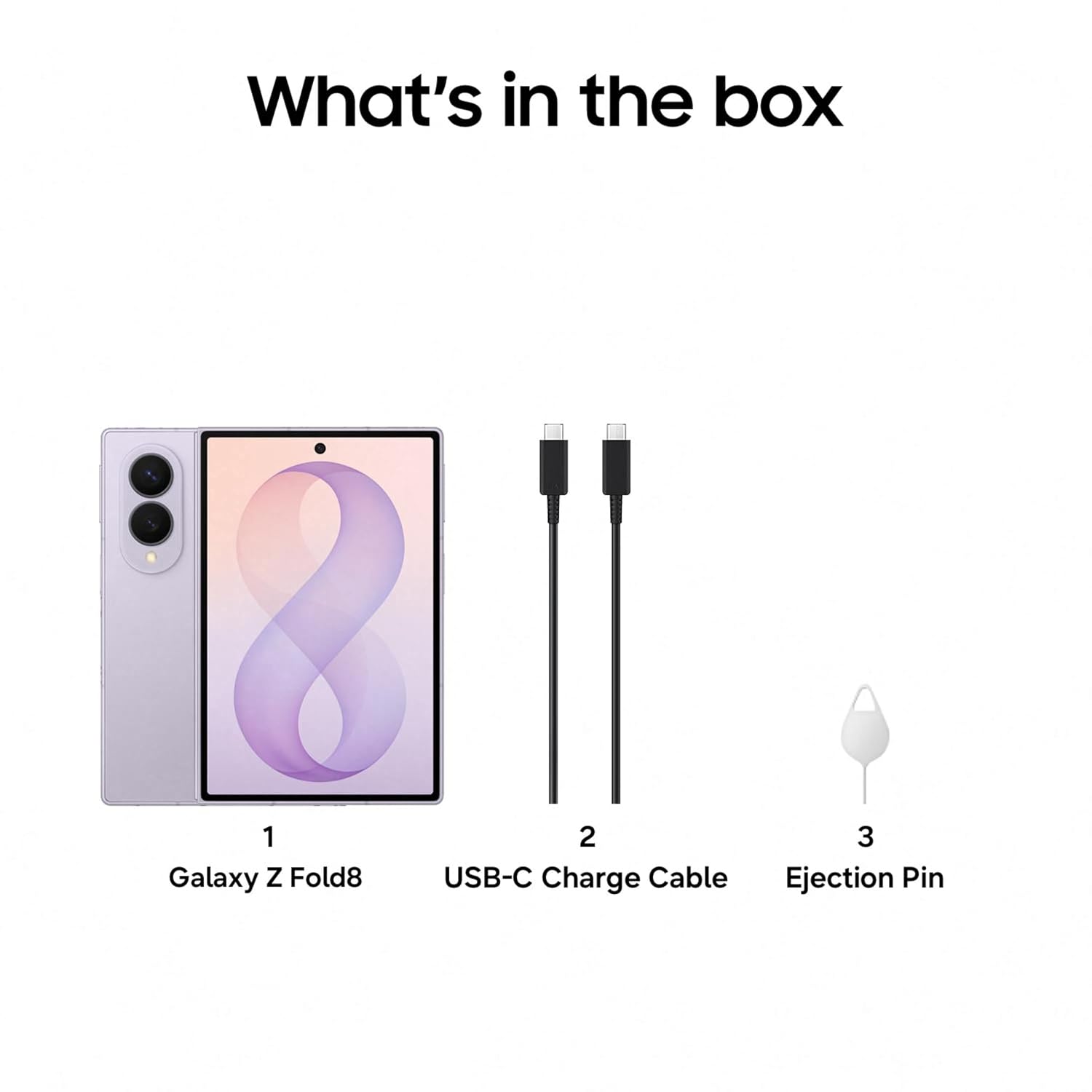 Samsung Galaxy Z Fold8 5G Smartphone (Lavender, 16GB RAM, 1TB Storage, 4800mAh Battery, Dual 50MP Camera) - Image 9