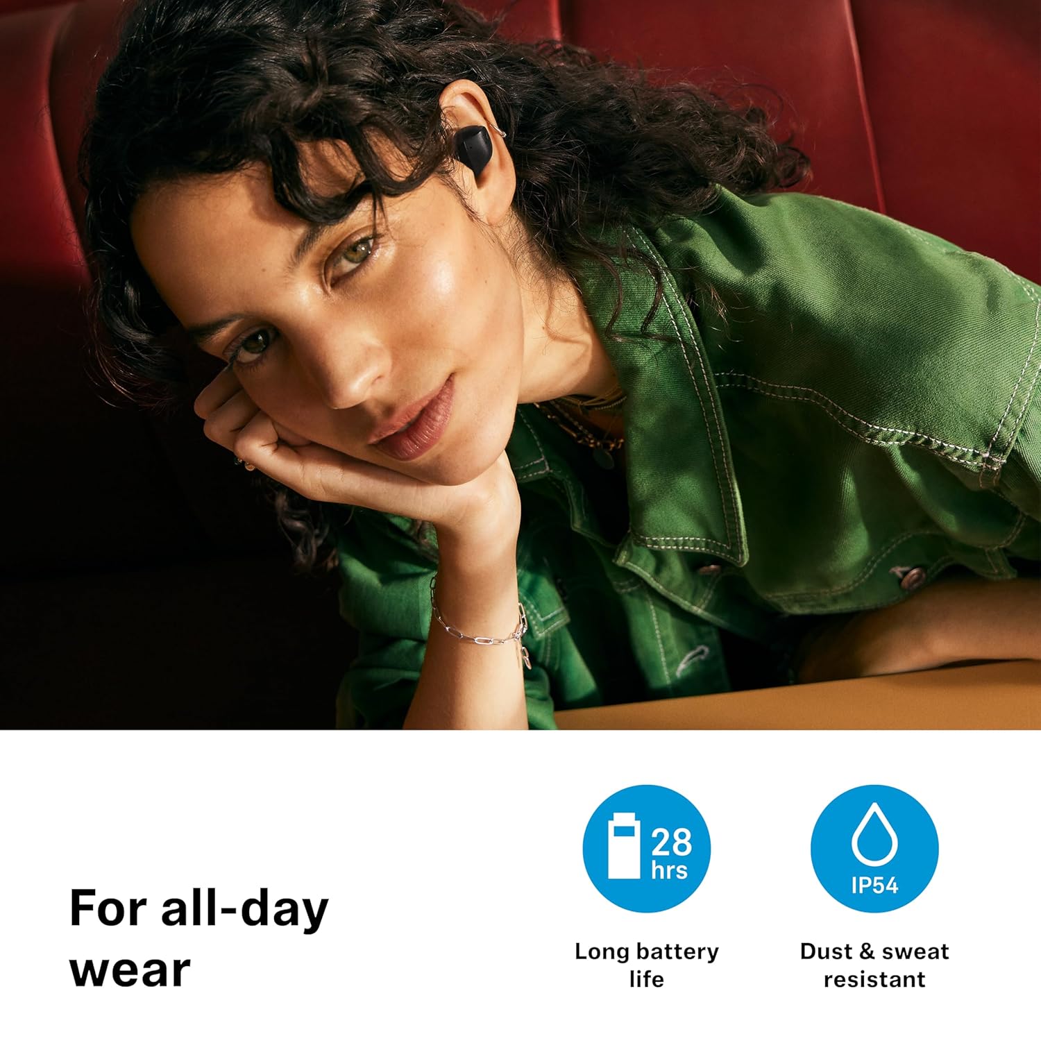 Sennheiser ACCENTUM True Wireless Earbuds, BT v5.3 Auracast & LE Audio, TrueResponse Drivers, Hybrid ANC + Transparency Mode, 28 Hr Battery, Qi & USB‑C Charging, Touch Control, 2Y Warranty, White - Image 7