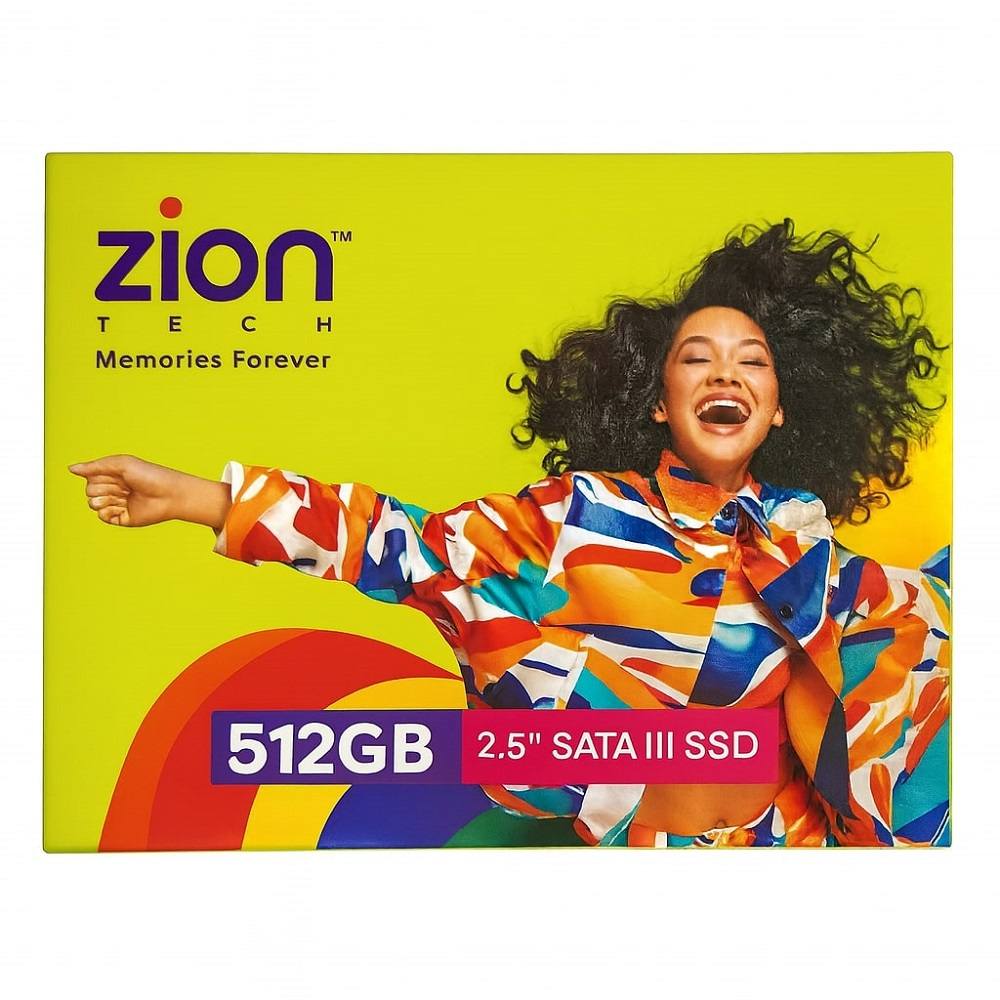 ZION 512GB 2.5-Inch SATA III (6Gbps) Internal SSD - 3 Years Warranty - Image 1