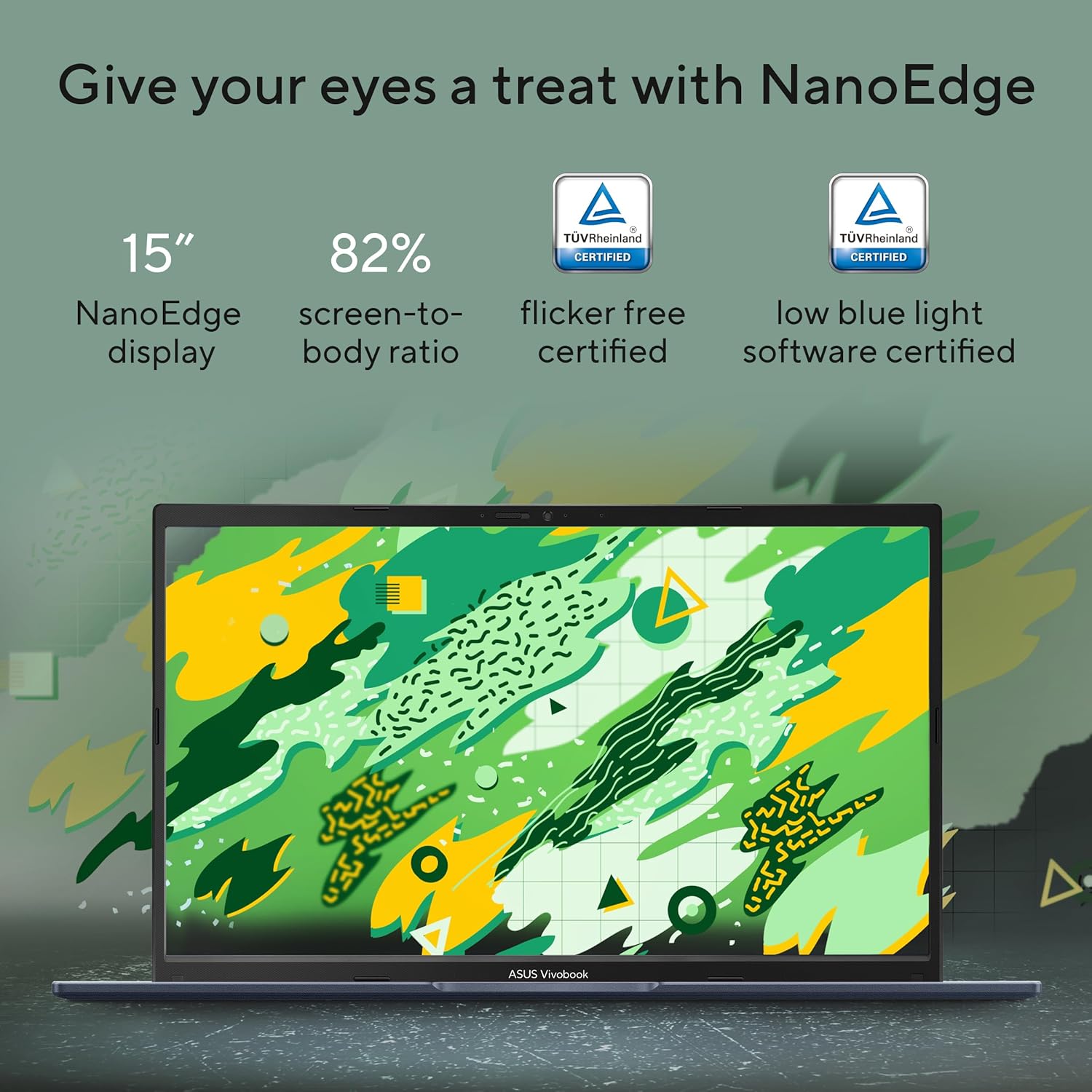 ASUS Vivobook 15 (2026),AMD Ryzen 7 170,Fingerprint Sensor,16GB RAM,512GB SSD,FHD, 15.6",(39.6 cm), Windows 11, M365 Basic(1 Year)* Office 2024,Quiet Blue,1.70 kg, M1502NAQ-BQ120WS,Thin & Light Laptop - Image 10