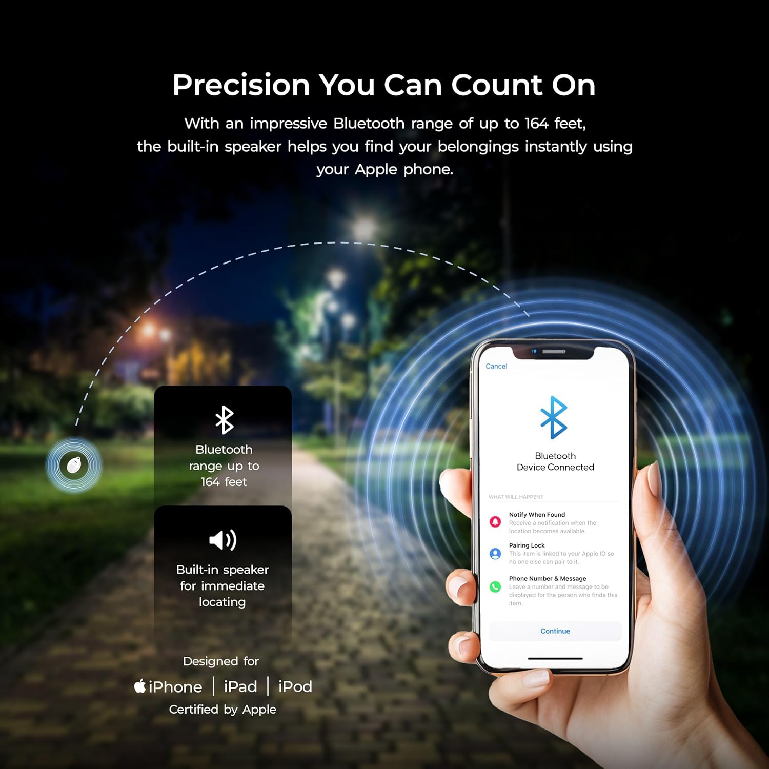 Digitek SmartFinder DSF 002 Wireless Bluetooth Anti-Lost Anti-Theft Alarm Device Tracker Work with iOS Devices. - Image 4
