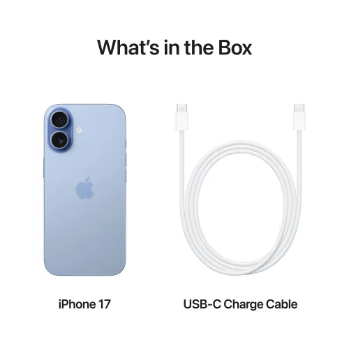 Open Box Apple iPhone 17 256GB (Mist Blue) | 6.3-inch Display | A19 Chip | 48MP Dual Camera Unused Phone With up to 11.5 Month Warranty by Apple - Image 6