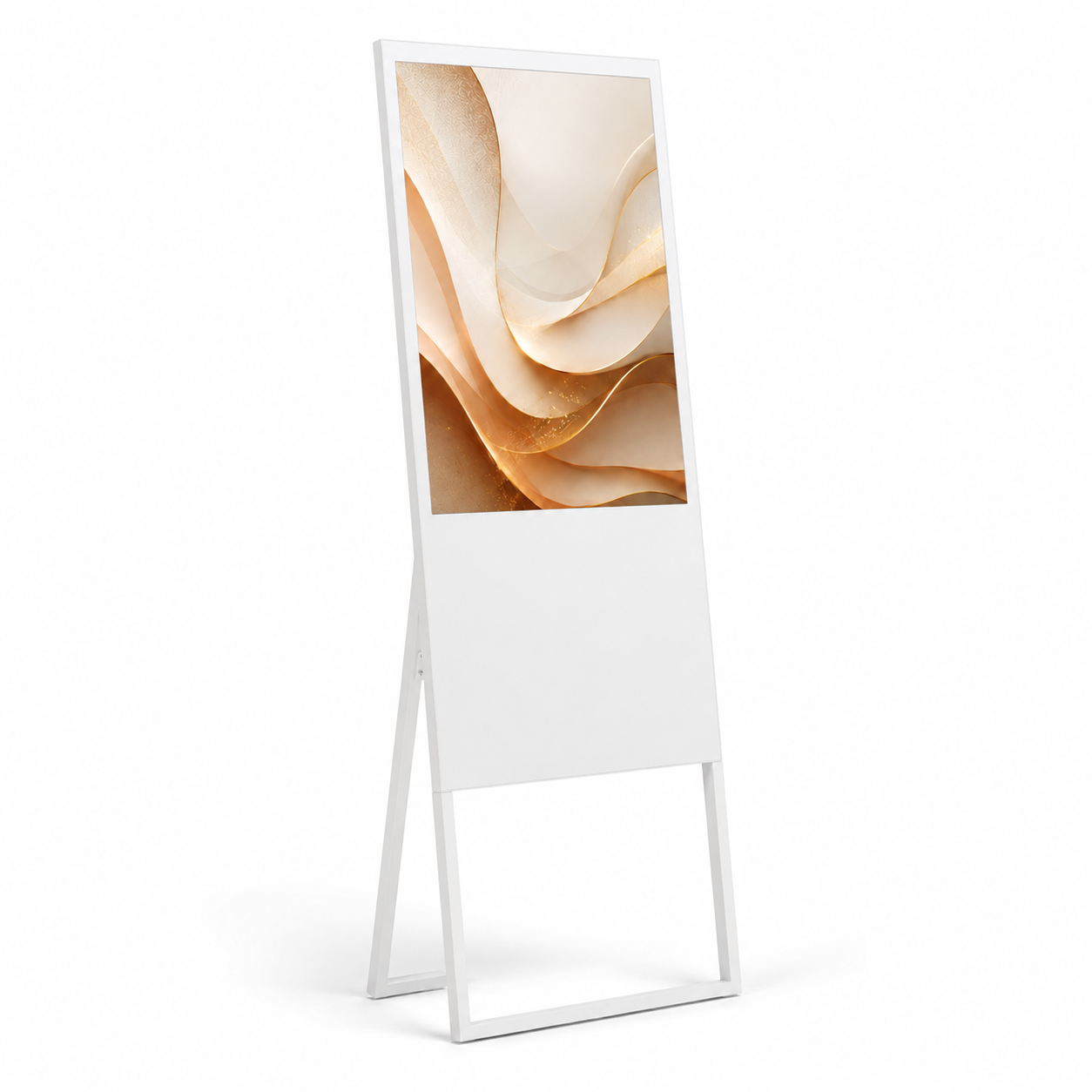 Ultraslim A-Frame Digital Advertising 32-Inch Standee | Floor Standing Digital Signage Screen for Retail, Events, Showrooms & Commercial Advertising - Image 2