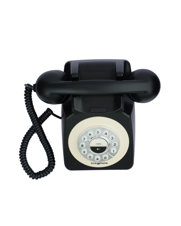 trringphone Retro Matte Graphite Retro Modern Bluetooth Call Mirroring Telephone for Digital Wellbeing, No-Smartphone Zone & Daily Digital Detox Break trringphone Retro Matte Graphite Retro Modern Bluetooth Call Mirroring Telephone for Digital Wellbeing, No-Smartphone Zone & Daily Digital Detox Break - Image 3
