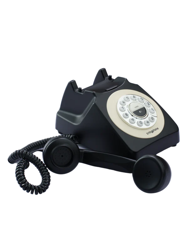 trringphone Retro Matte Graphite Retro Modern Bluetooth Call Mirroring Telephone for Digital Wellbeing, No-Smartphone Zone & Daily Digital Detox Break trringphone Retro Matte Graphite Retro Modern Bluetooth Call Mirroring Telephone for Digital Wellbeing, No-Smartphone Zone & Daily Digital Detox Break - Image 5
