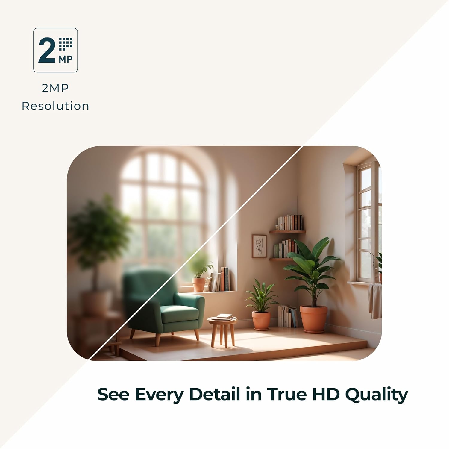 Trueview 2MP Dual Light HD Dome Wired CCTV Camera with Built-in Mic | Works with DVR (TVI/AHD/CVI/CVBS) | All Time Color Vision, 3.6mm Lens, 20M IR, 15M White LED | H.265 Compression (Pack of 2) - Image 4