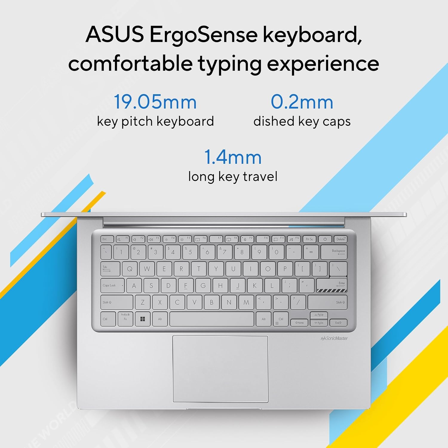 ASUS Vivobook 14 (2025), Intel Core 5 120U, 8GB RAM, 512GB SSD, FHD, 14", Win 11 Home, M365 (1 Year)* Office 2024, Cool Silver, X1404VAP-EB1521WS, - Image 10
