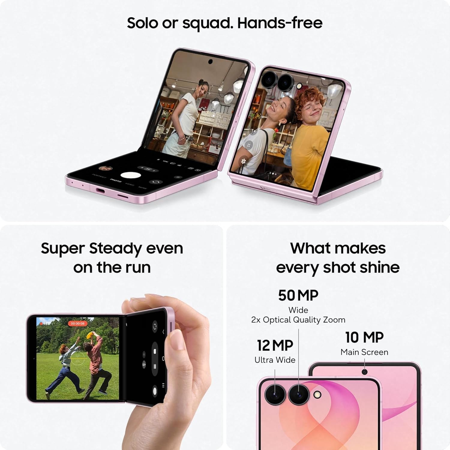 Samsung Galaxy Z Flip8 5G Smartphone (Cream, 12GB RAM, 512GB Storage), Hands-Free Selfie Camera, FlexWindow, 4300mAh Battery - Image 5