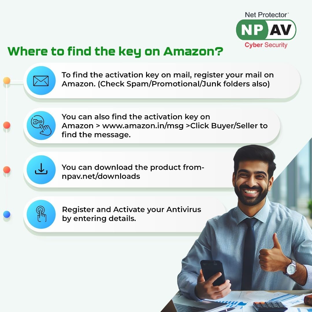 Net Protector Antivirus - Total Security 2026 | Windows PC/Laptop | 1 Year - 1 PC with ZeroVDeepLearn Ai (Email Delivery in 1 Hour - No CD) Net Protector Antivirus - Total Security 2026 | Windows PC/Laptop | 1 Year - 1 PC with ZeroVDeepLearn Ai (Email Delivery in 1 Hour - No CD) - Image 6