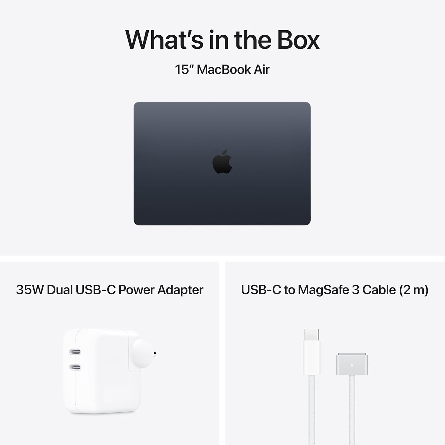 Apple 2026 MacBook Air 15″ Laptop with M5 chip: AI and Apple Intelligence, 38.91 cm (15.3″) Liquid Retina Display, 16GB Unified Memory, 512GB SSD Storage, 12MP Center Stage Camera, Touch ID; Midnight - Image 6