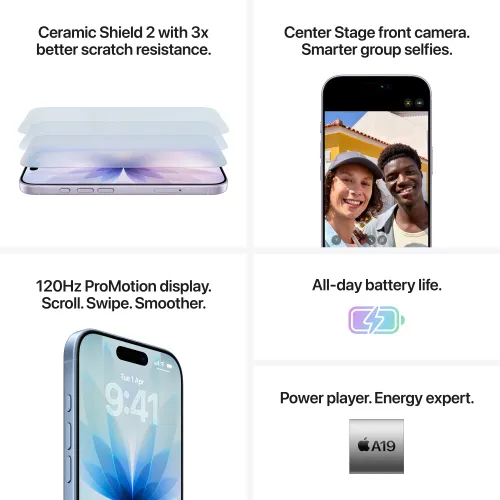 Open Box Apple iPhone 17 256GB (White) | 6.3-inch ProMotion Display | A19 Chip | 48MP Dual Camera Unused Smartphone With Up to 11.5 Month Warranty - Image 4
