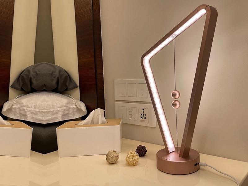 XECH Asymmetrix II Magnetic LED Table Lamp - Red - Image 3