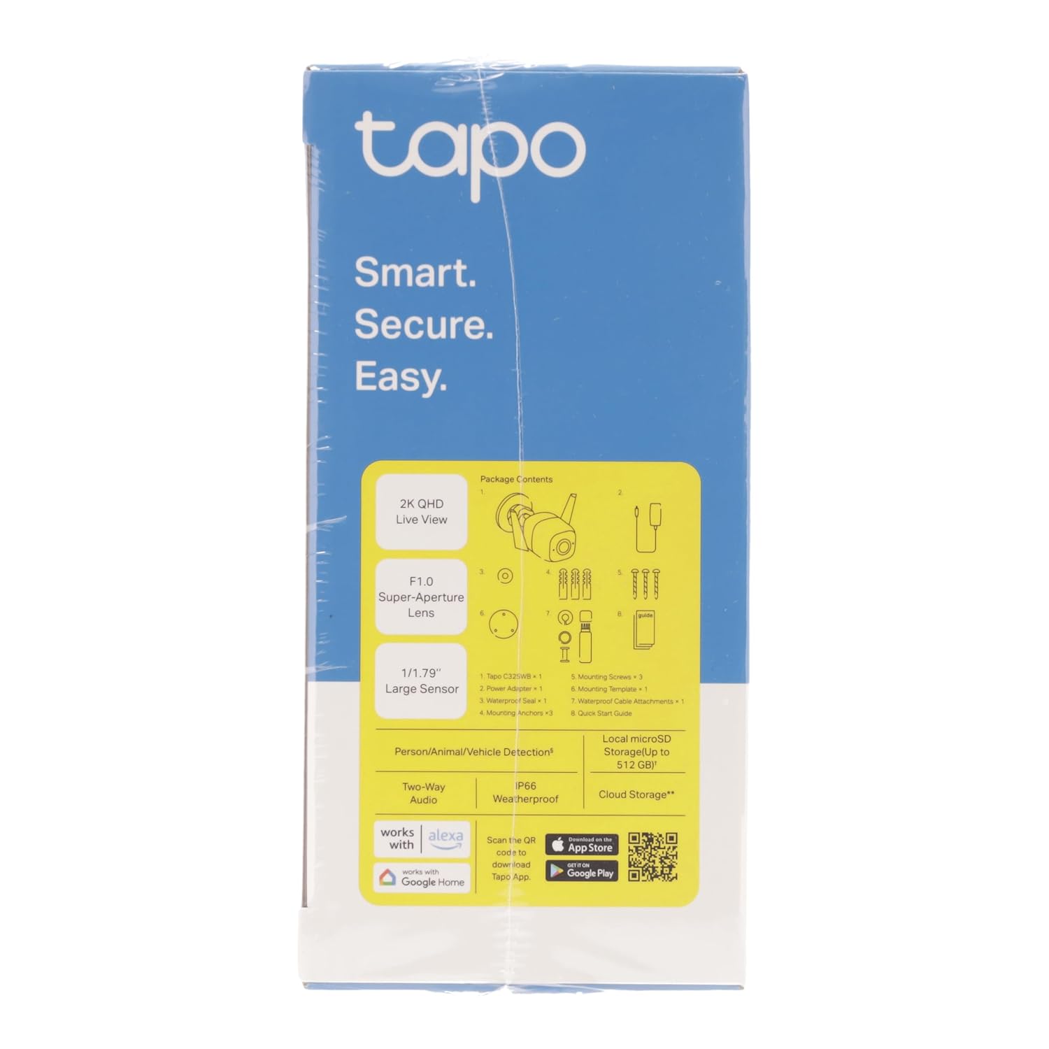 Tapo Tp-Link C325Wb 2K Qhd Outdoor Security Wi-Fi Camera,Ip66 Weatherproof,Motion Detection,1/1.79''Large Sensor,4Mp,Color Pro Night Vision,Cloud&Sd Card Storage,Works with Alexa&Google Home - Image 11