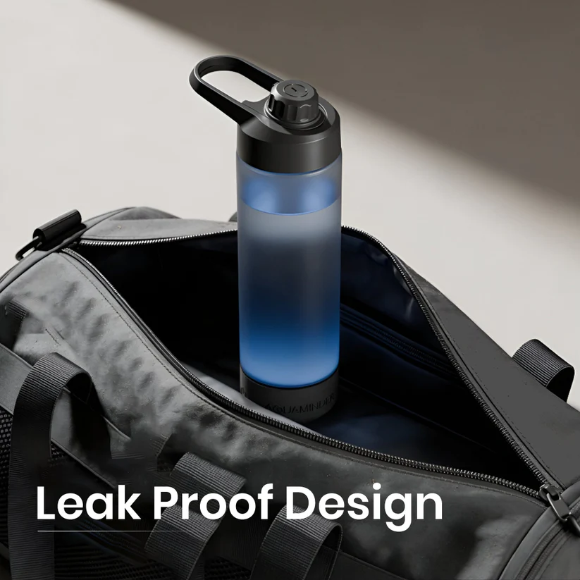 Aquaminder Volga+ Smart Water Bottle 770ml with App Connectivity & Personalized Hydration Reminder Black - Image 4